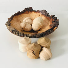 Load image into Gallery viewer, Wooden Acorn Ornaments and Wooden Dish - The Sidlaw Hare
