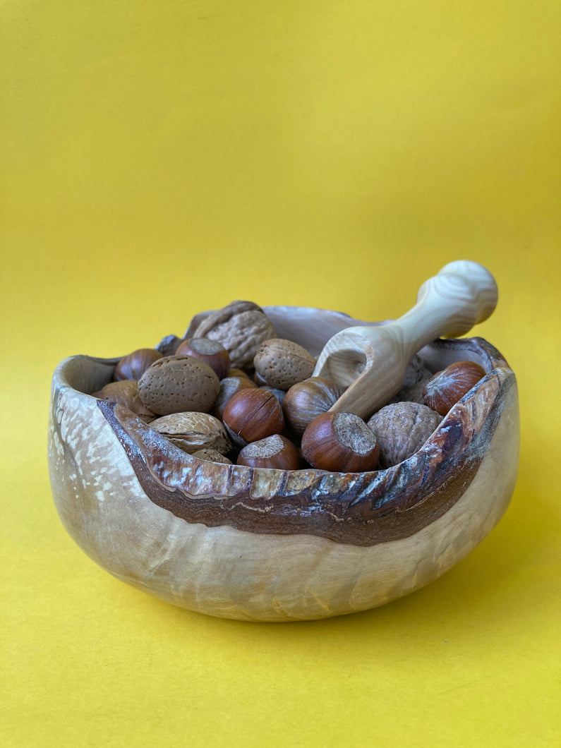 Natural Edge Bowl with Scoop - The Sidlaw Hare