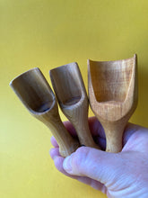 Load image into Gallery viewer, Goldilocks Scoops - Three Hand Turned Wooden Scoops - The Sidlaw Hare

