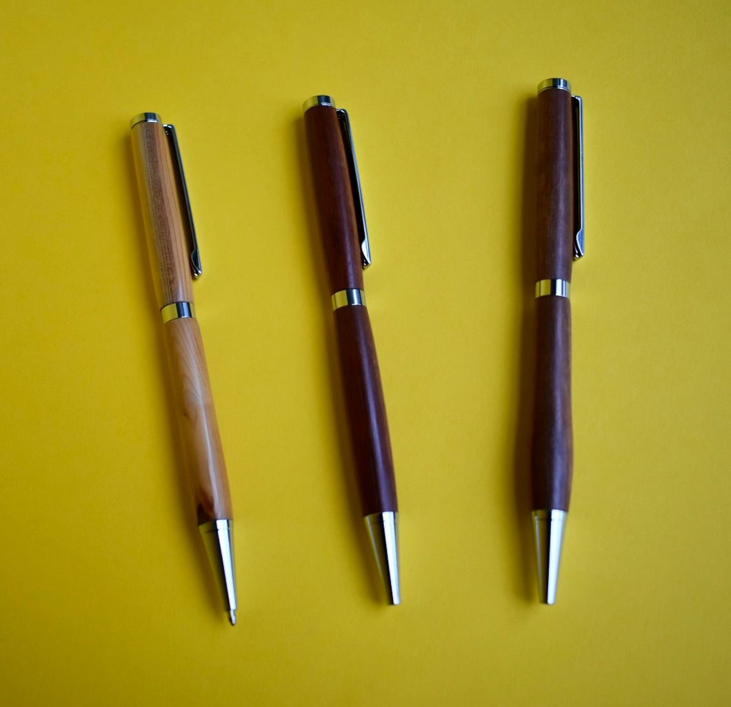 Hand Turned Wooden Pens - The Sidlaw Hare