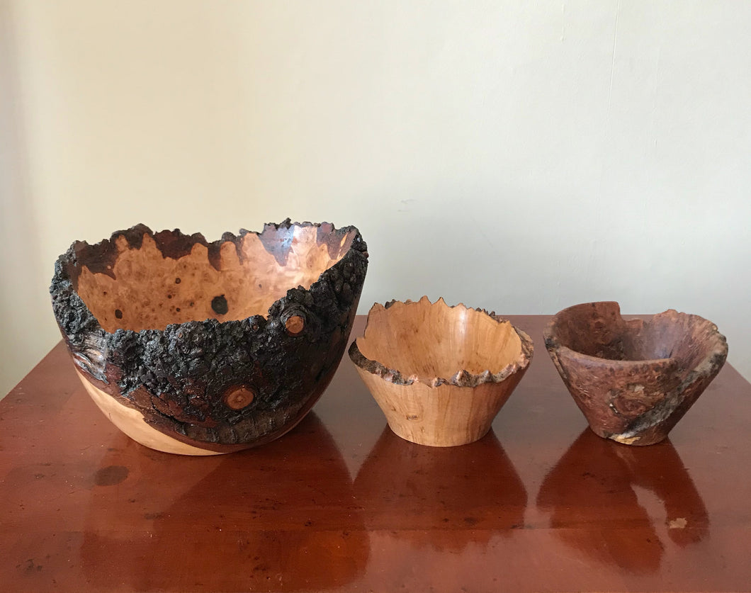 Mixed Set of Wooden Bowls - The Sidlaw Hare