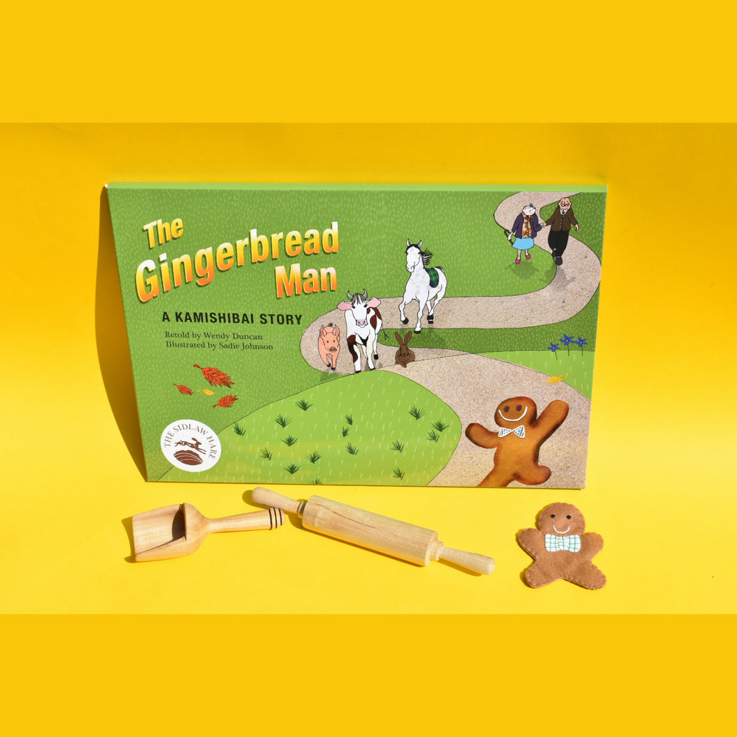 Gingerbread Man Book and Finger Puppet Set - The Sidlaw Hare