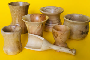 A Selection of Wooden Containers with a Scoop - The Sidlaw Hare