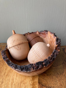 Large Wooden Acorns - The Sidlaw Hare