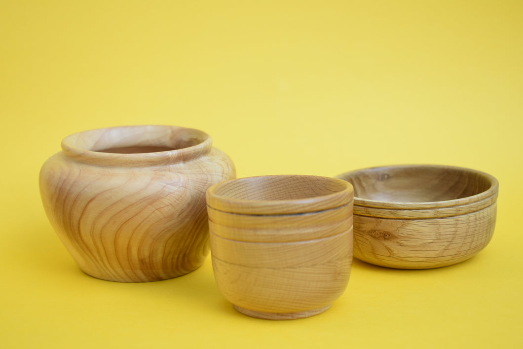 Pale Wood Bowl Collection - The Sidlaw Hare