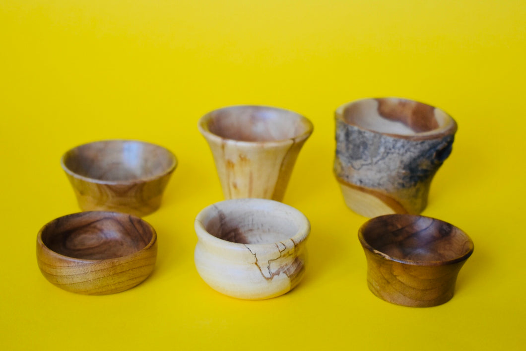 Six Little Wooden Pots - The Sidlaw Hare