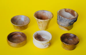 Six Little Wooden Pots - The Sidlaw Hare