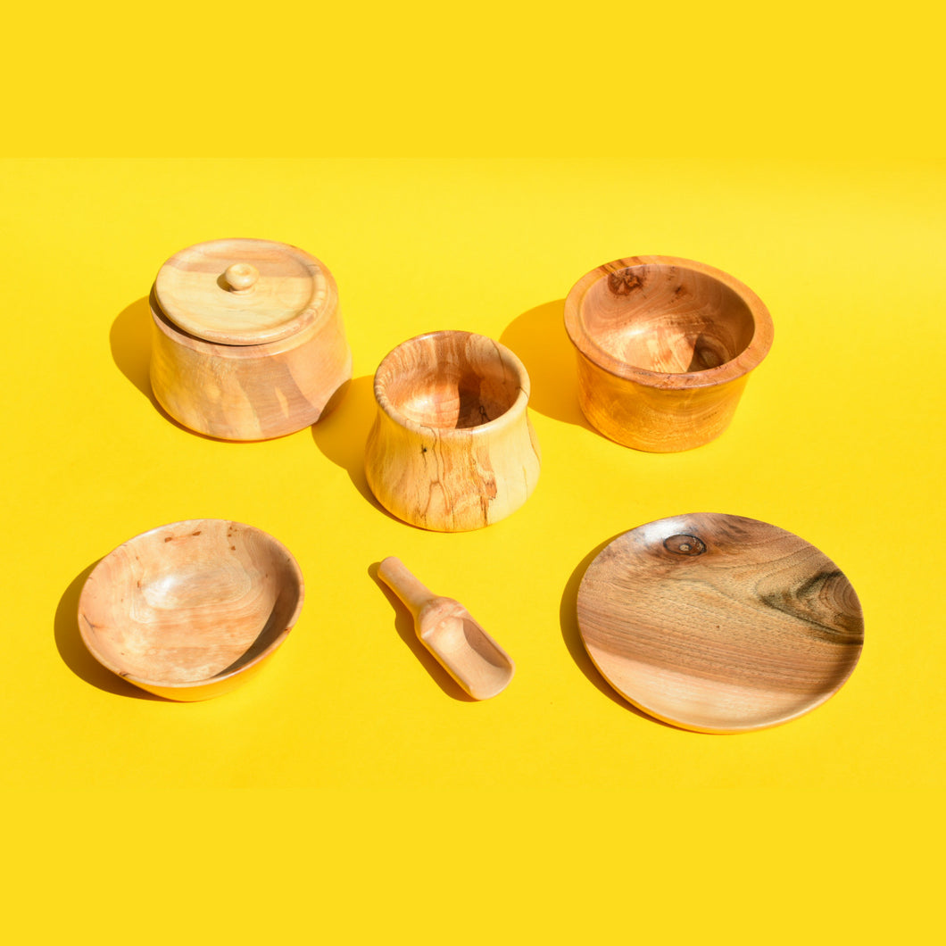 Handmade Wooden Set - 6 piece - The Sidlaw Hare